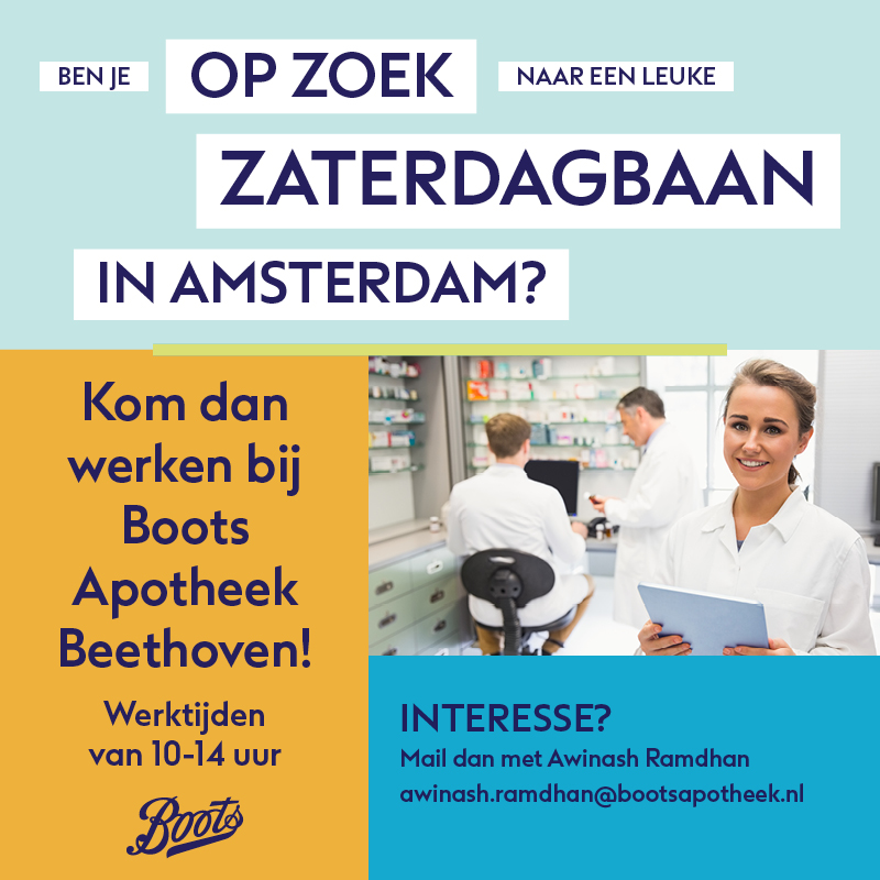 Boots apotheek - bijbaan